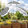 Popular Plant Parasol Upgraded Adjustable Outdoor Garden Potted Plant Pot Plant Parasol