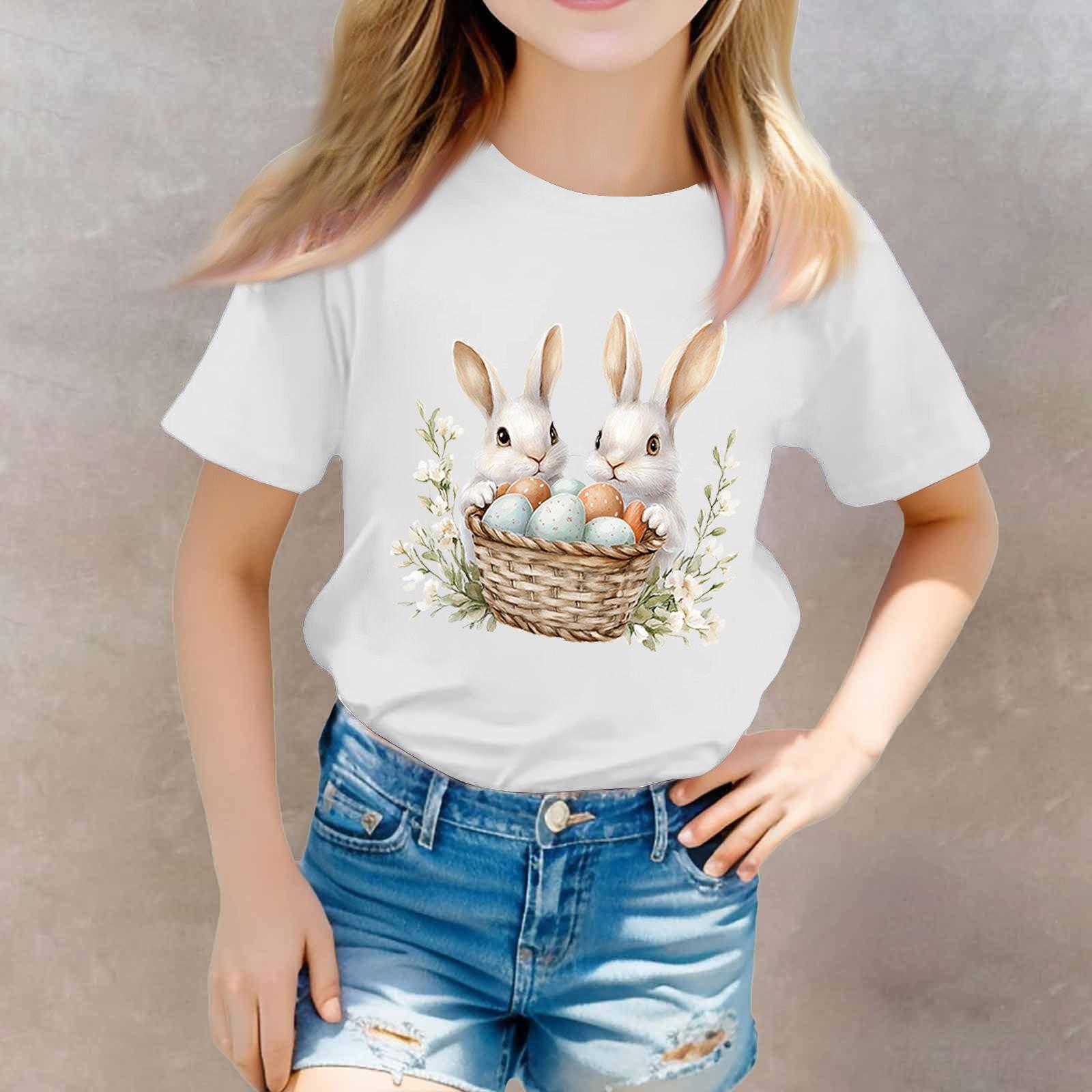 

Футболки для малюків, дівчаток, хлопчиків, дитячі футболки з принтом і короткими рукавами для хлопчиків і дівчаток 160 білий