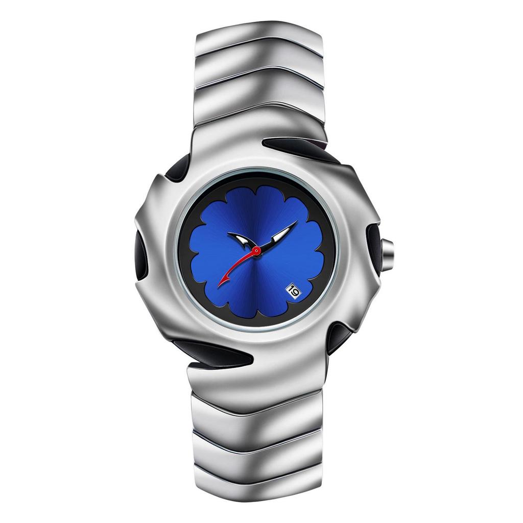 Gebrauchte Retro-Herrenuhr mit unregelmäßigem Zifferblatt: High-End Nischen-Modedesign