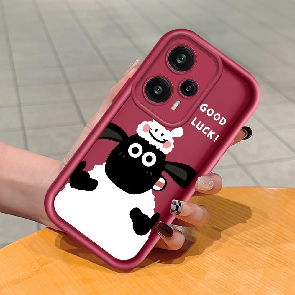 Weiches Silikon-Telefongehäuse mit quadratischem Leiterdruckmuster, vollständige Abdeckung, Kamera, stoßfestes Schutzgummigehäuse für Xiaomi Redmi