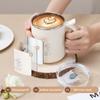 WORTHBUY 304 Stainless Steel Double Wall Insulated Milk Coffee Cup With Handle Thermal Mug Portable Student Leak-proof Water Cup