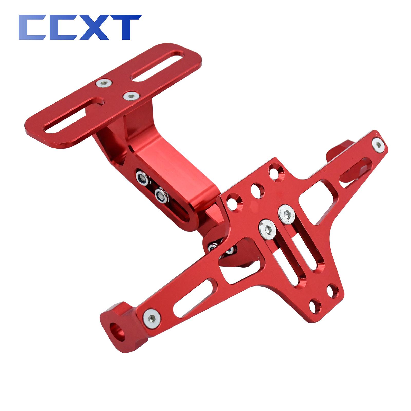 

Motorcycle CNC License Plate Holder Universal Number Plate Bracket For Yamaha MT07 MT09 MT10 For DUCATI 888 849 851 749 898 1198 красный