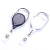 Square Retractable Badge Reel Belt Clip Easy To Pull Buckle Nurse Badge Holder  School Student
