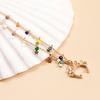 Ethnic Style Color Imitation Crystal Fringed Earrings Nose Ring, Sweet and Cool Star Piercing Nose Clip