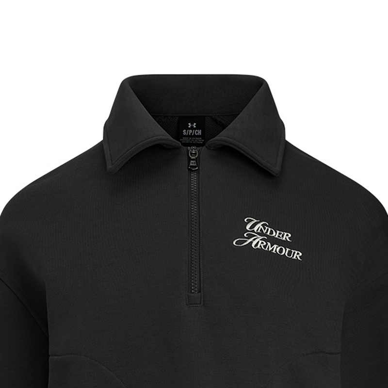 Under Armour Versatile Comfortable Long Sleeve Sweatshirt Women tops Black 6005941-001