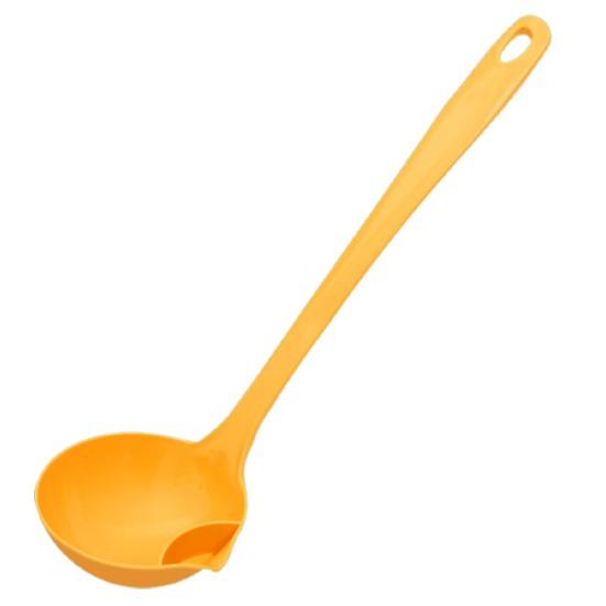 

Ложка для снятия масла Быстрая фильтрация Большая вместимость Длинная ручка Сепаратор жира и масла Половник Кухонный дуршлаг для супа для дома жёлтый