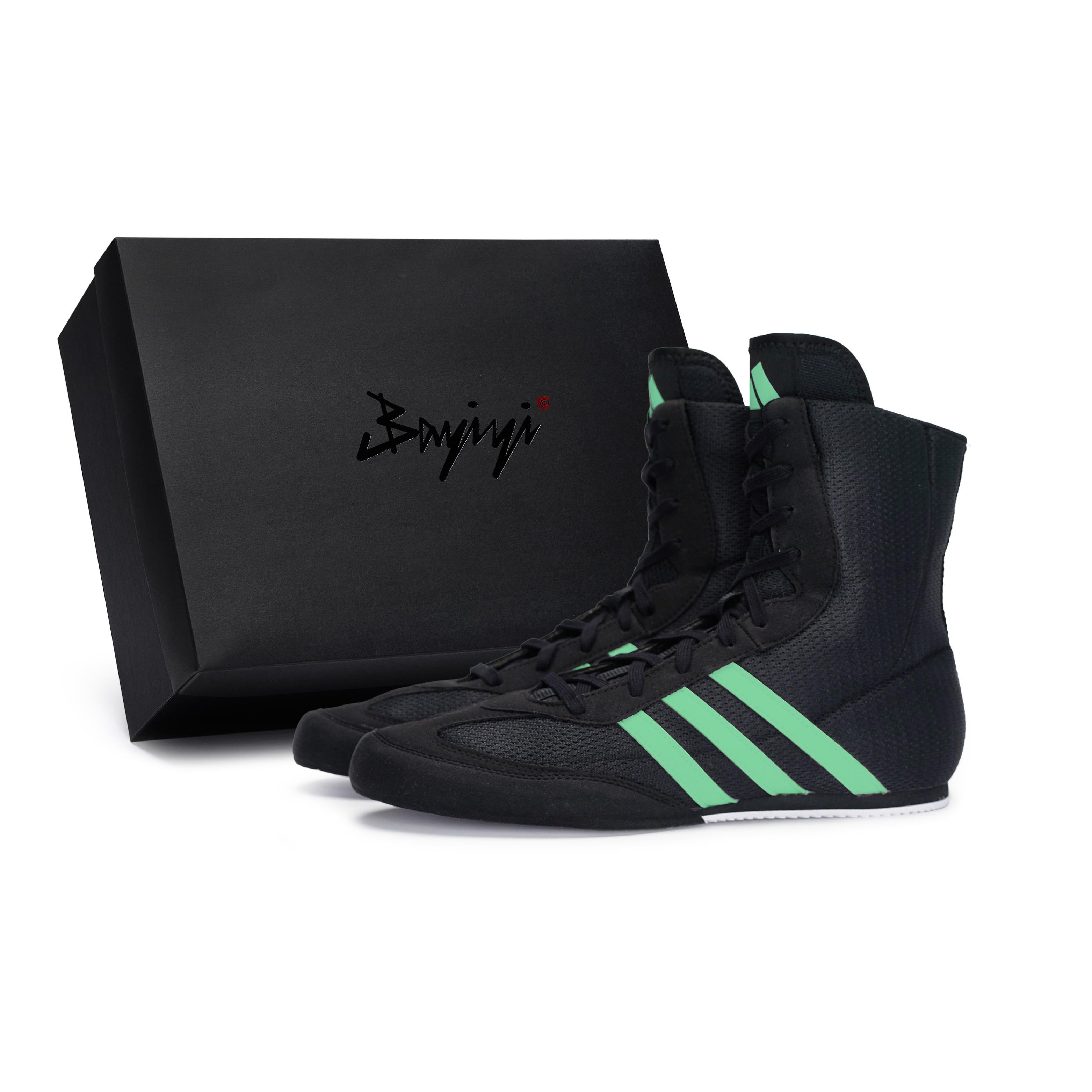 

Adidas Box Hog 2.0 811 Manufacturing, Galaxy Roaming Green Slip Resistant Abrasion Resistant High top Training Shoes FX0561(Team80-S-BOX) 44
