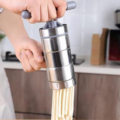 Pasta Maker Noodle Cordless Gadget Stainless Steel Kitchen Portable Household Press