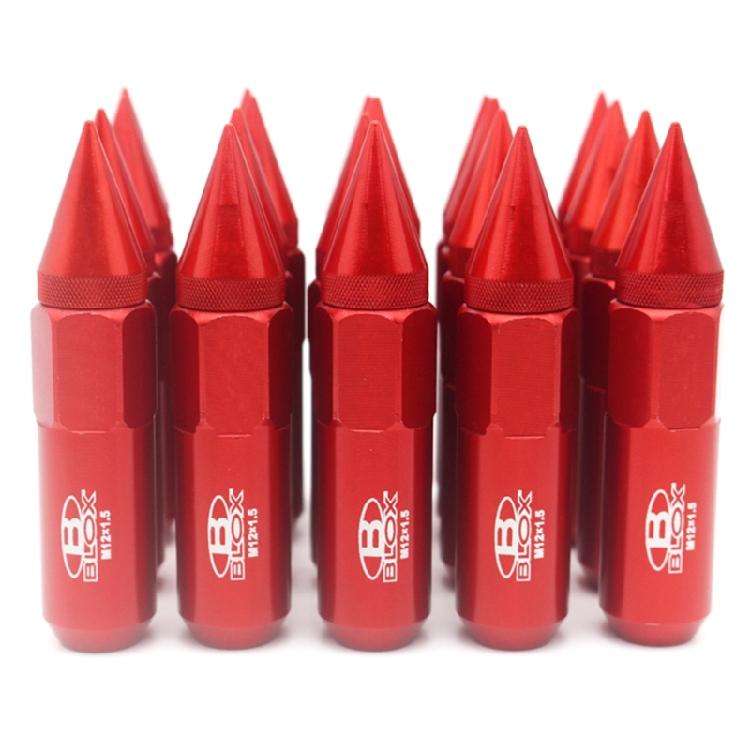 20Pcs/Set Wheels Rims Lug-Nut M12X1.25 / M12X1.5 Racing-Jdm Style Spike-Lug Nuts