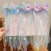Mermaid Headwear, Children'S Princess Bow, Hairpin, Girls' Floating Yarn, Braided Hair Clip, Mermaid Maiden Hair Accessory