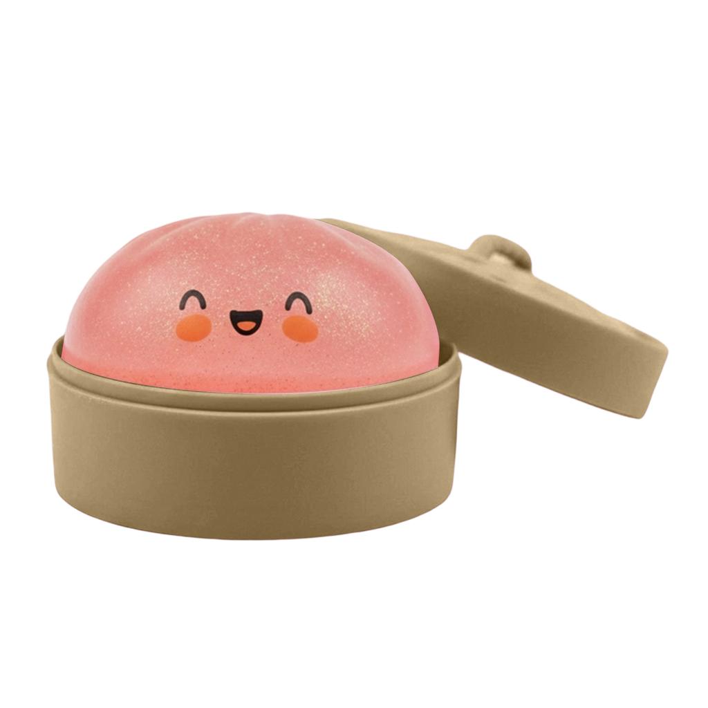 Simulated Roast Pork Bun Toy; Cute Food; Decompression; Bun; Enjoy; Stress Relief Device.Prank Stress Relief Bun Toy Realistic Steamer Toy