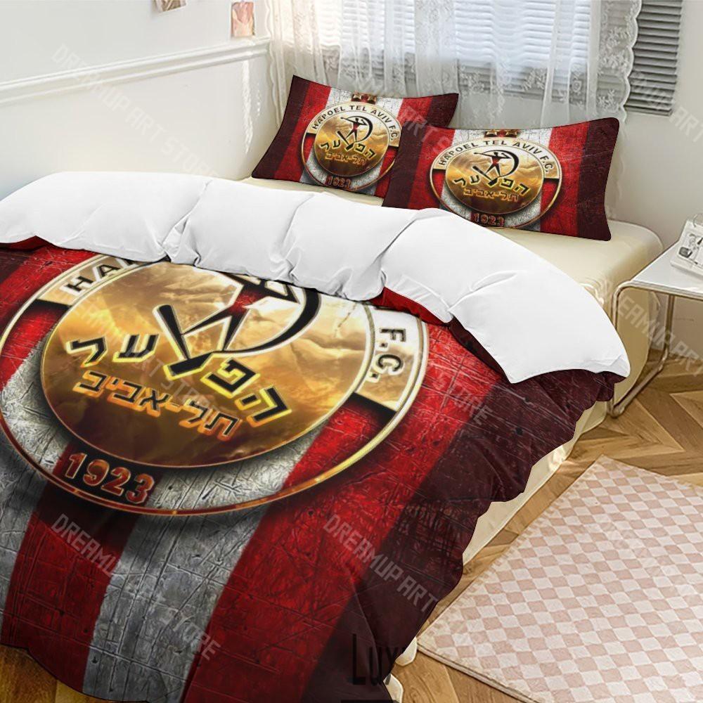 3D Druck Hapoel Tel Aviv Bettwäsche Set Twin Queen King Full Size Bettbezug Kissenbezug Bett Jungen Mädchen Erwachsene Heimtextilien