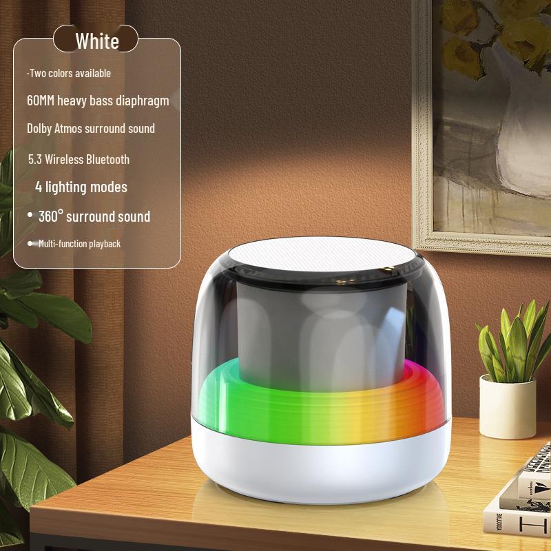 RGB Bluetooth Speaker: Portable Wireless Outdoor Cycling Mini Speaker with Heavy Bass