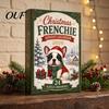 Creative Holiday Surprise 2026 Dog Christmas Advent Calendar, 24-Day Acrylic Ornament Set with Mini Puppy Festive Room Figures, 2D Flat Tree