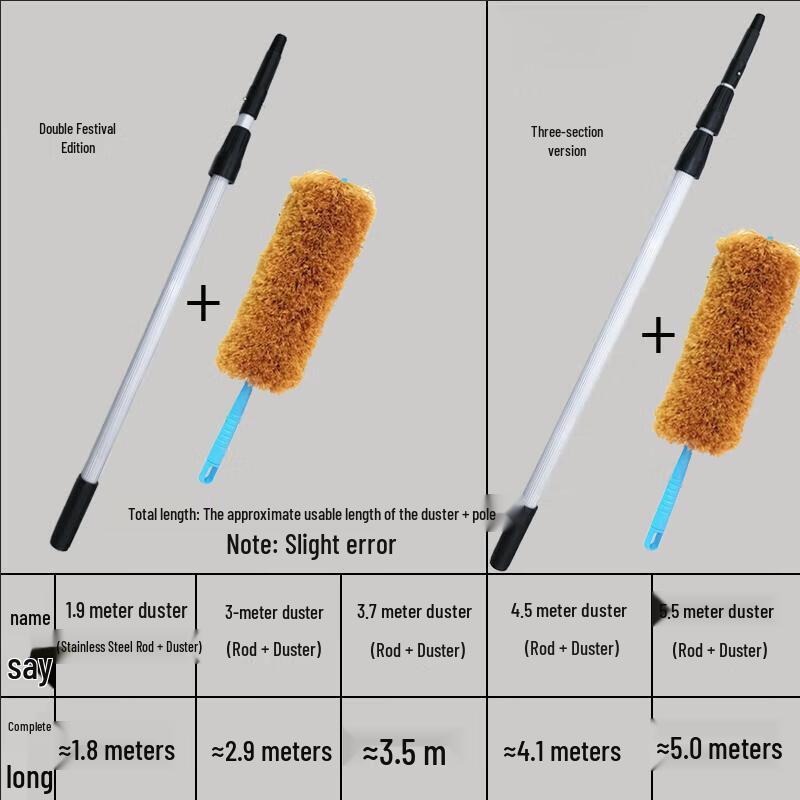 Extendable Microfiber Cleaning Duster