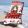 Ultra-Soft Beach Towel with Christmas Theme,Ideal for Pool - Camping, Diving - Perfect Travel Essential, Vibrant Beach Towel.