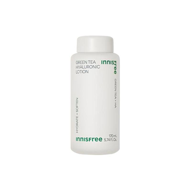 Innisfree lotion Green tea hyaluronic acid moisturizing lotion-170ml зелёный