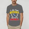 Vengo dalla Bosnia Portami in America T-shirt Bosniaca Estate Magliette in Cotone Per Unisex Maglietta Maniche Corte Y2K Abbigliamento Casual