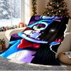 Five Nights at Freddy's Pattern Blanket for Home Decoration, Bed, Sofa, Car Travel, Camping, Suitable for All Seasons, Birthday Christmas Gift