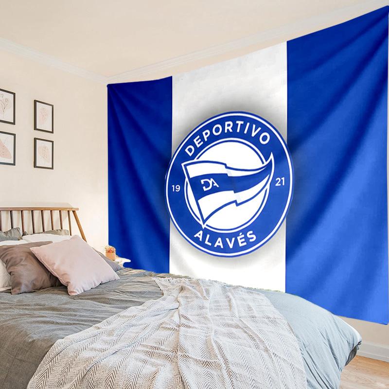 1PC Deportivo Alaves Crest Tapestry Hanging for Bedroom,Livingroom, Playroom,Decor Art Room Wall Tapestry Holiday and Birthday Gifts