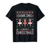 Balletttänzerin Weihnachtsfeier Hässliches Feiertagsmädchen Tanzkurs T-Shirt