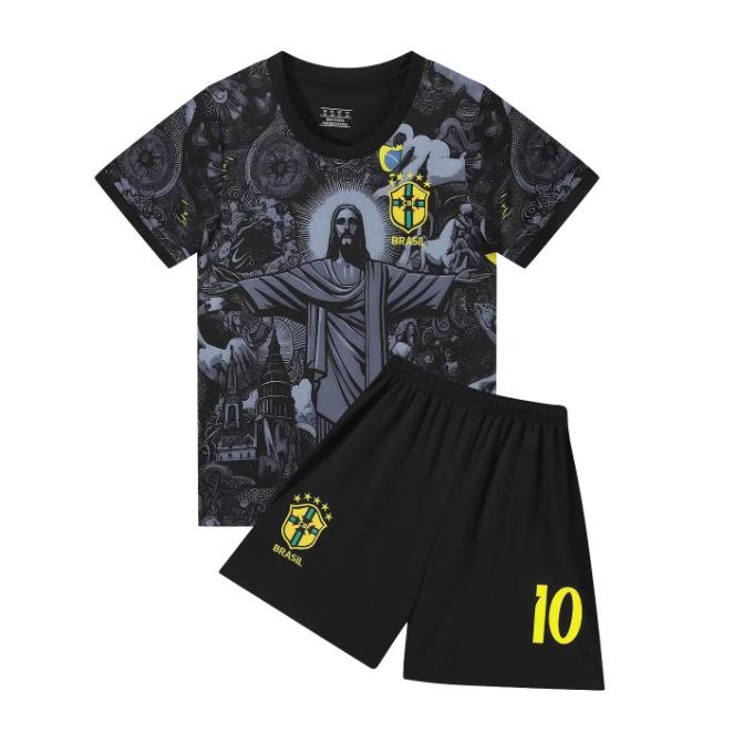 

European Cup jersey Children s ball asterisk football jersey set Baby primary school football training class team jersey Kindergarten 30 (155-160cm)