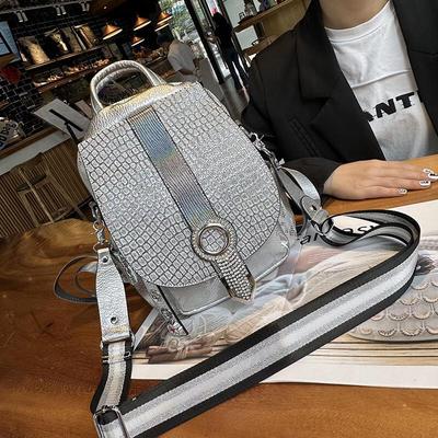Sac à dos convertible pour femme Cool Walker XDLM à franges strassées