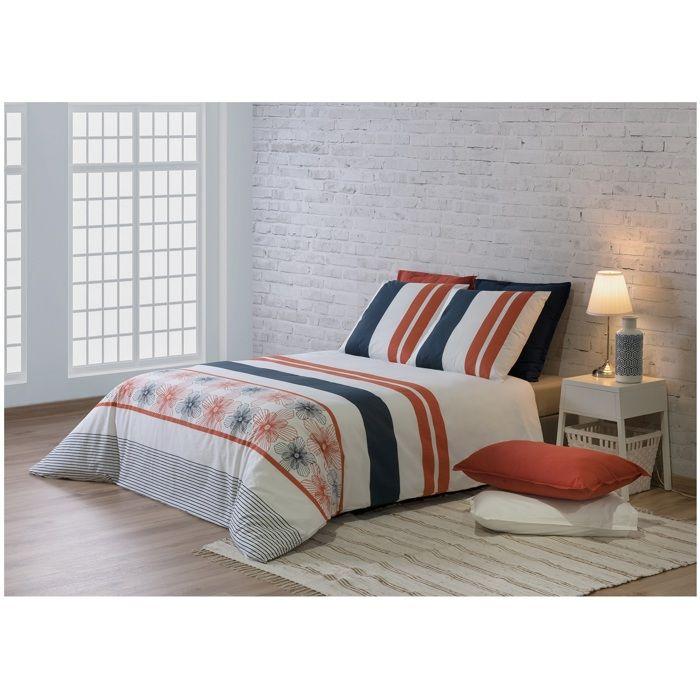 Housse de couette + 2 taies 220 x 240 cm Elegance