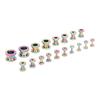 18pcs Stainless Steel Ear Tunnels 14G To 00G Stretching Kit Double Flared Piercing Jewelry Ear Gauges Plugs