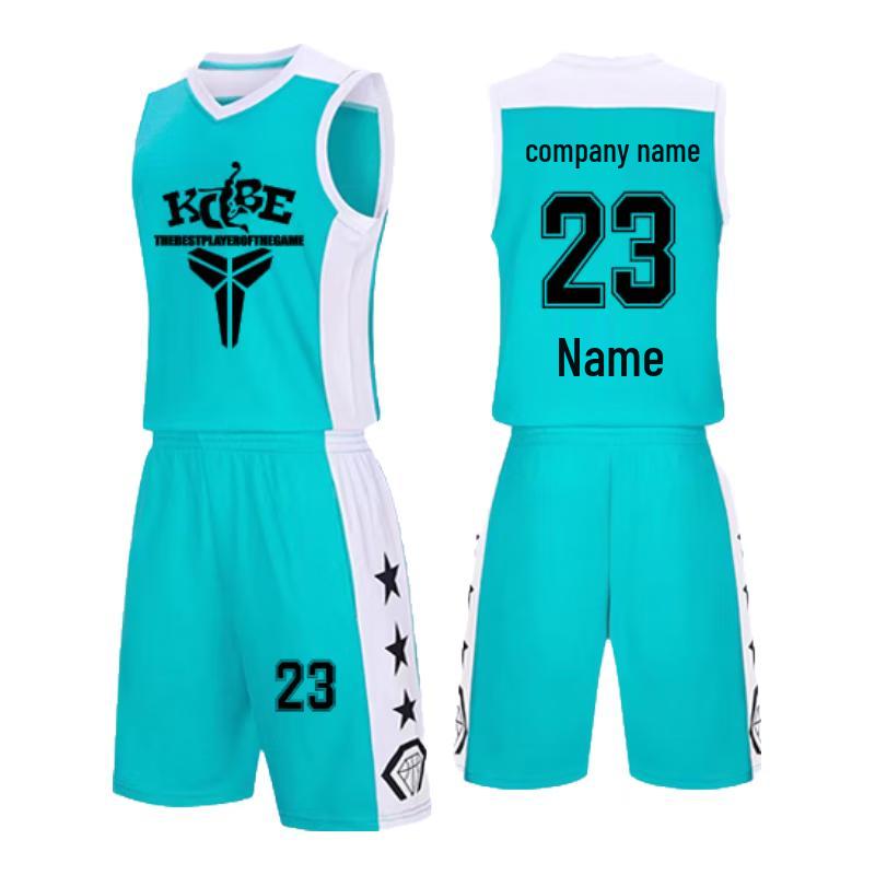 Junyouhui Unisex Basketball Team Uniform Set M