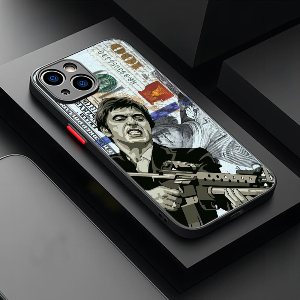 

Fashion Hot S-Scarface Phone Case For iPhone 17 16e 16 15 14 13 12 11 Mini Pro Air Max X XR XSMax Plus Matte Clear Back Cover iPhone XSMax