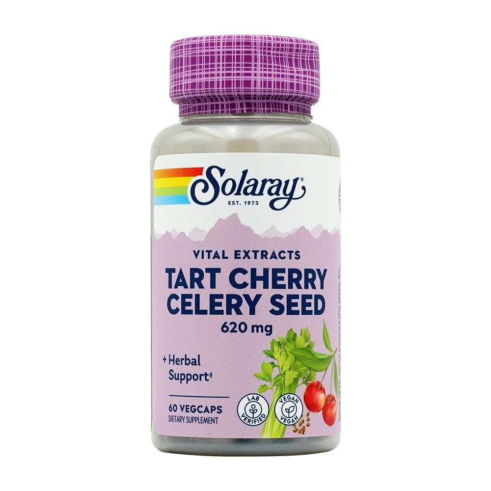 

Vital Extracts Tart Cherry Celery Seed 620 mg, 60 VegCaps