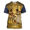 New Summer Unisex Trendy Vintage Pattern T-Shirt Ancient Egypt Symbol 3D Print Harajuku Casual Short Sleeve Plus Size Tops