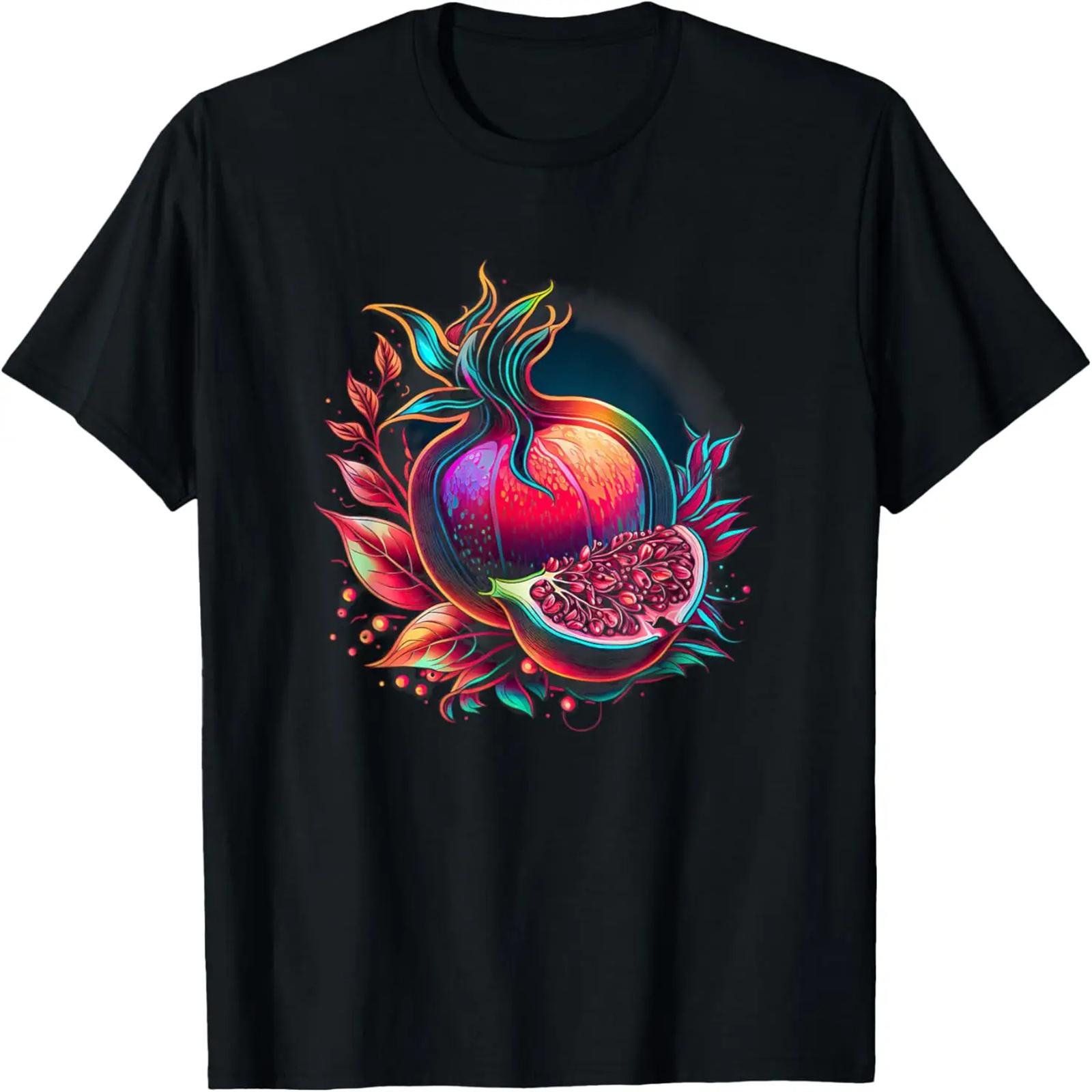 Retro Aesthetic Pomegranate T-Shirt S