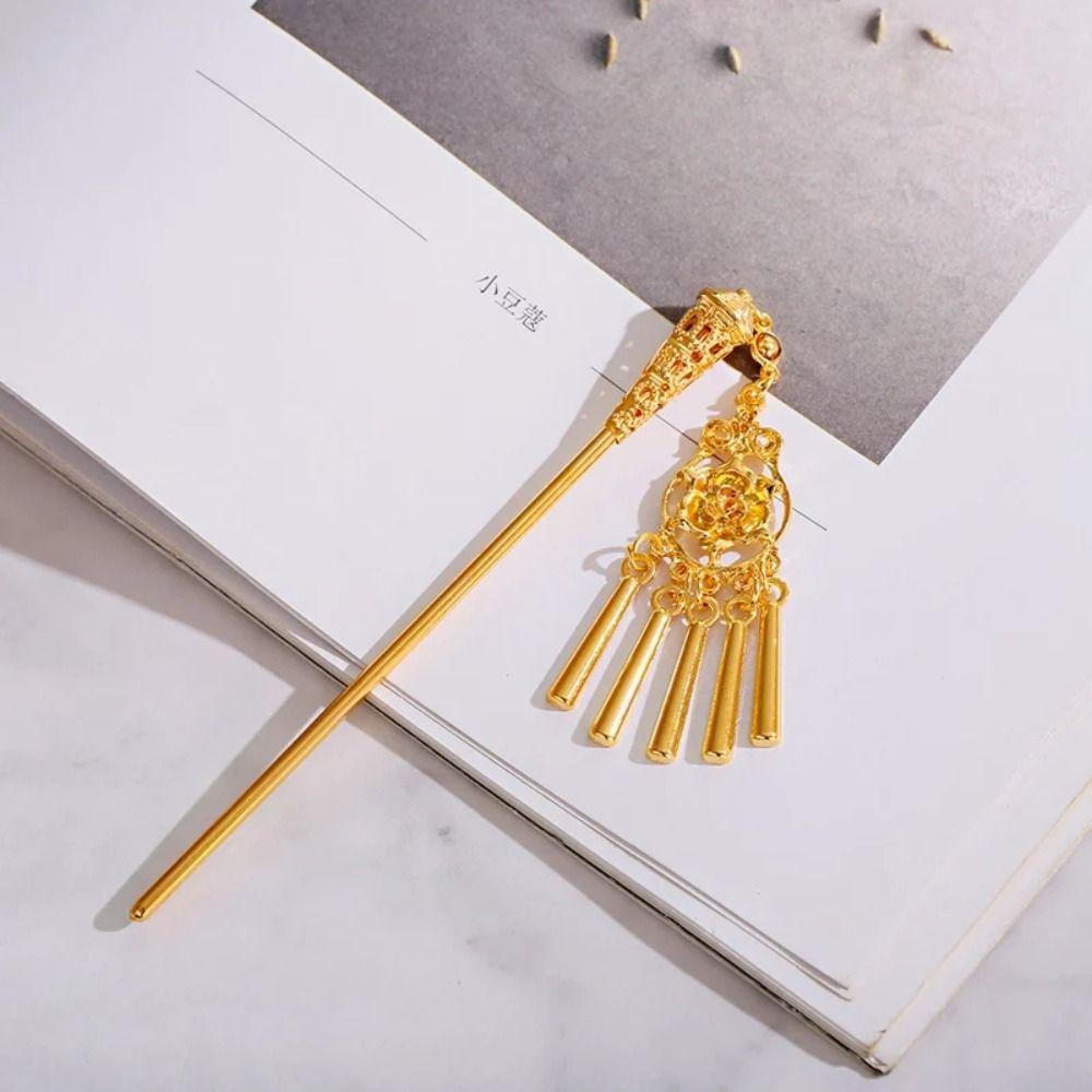 Ethnic Style Thai Metal Flower Hair Fork Ethnic Style Hair Sticks  The Water-Sprinkling Festival