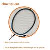 Badminton Racket Head Scratch Prevention Sticker Multicolor Racquet Frame for Easy Application