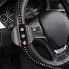 Universal 15" PU Leather Bling Steering Wheel Cover