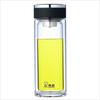 Heenoor Portable Double-Layer Glass Travel Mug