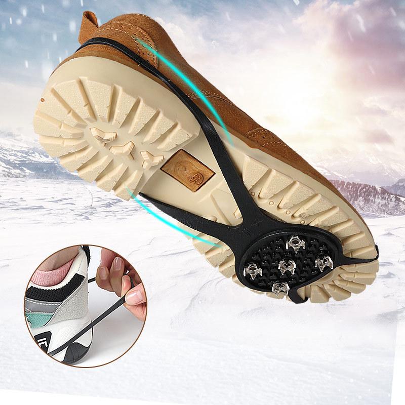 Five-toothed Crampons Anti-slip Shoe Covers, Snow and Ice Surface Anti-drop Covers
