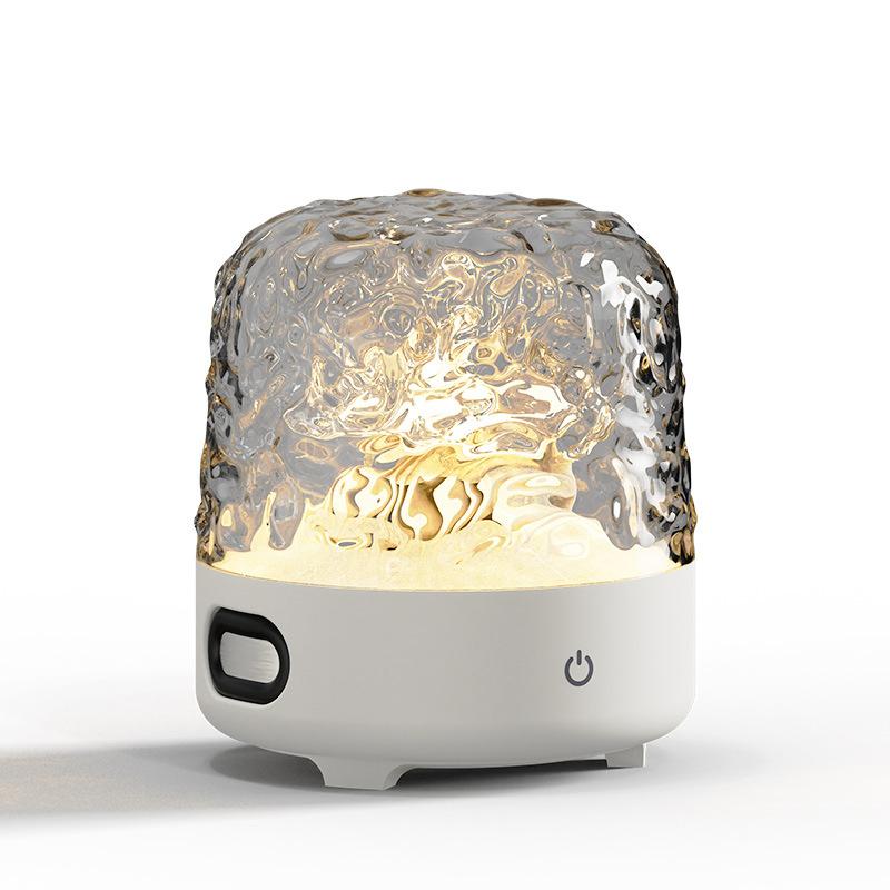 

Mini Portable Bluetooth Speaker Remote Control Colorful Projection Ambient Light Surround Sound Music Box Soundbar Long Enduranc білий