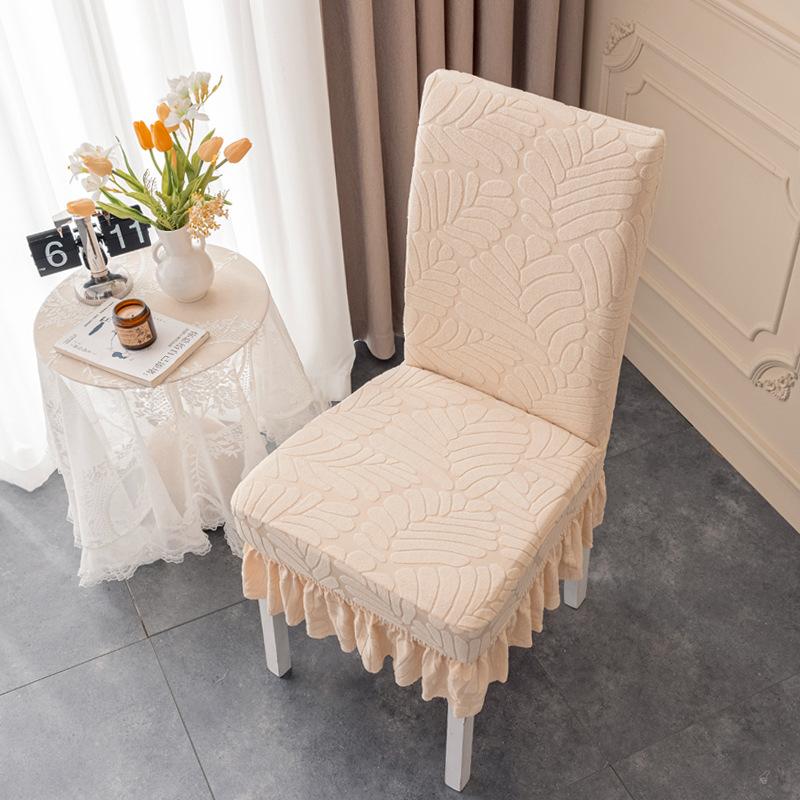 Chair Cover Seat Dining Table Backrest Cover Integrated Cover Set Combination Household Stool Cover Cover