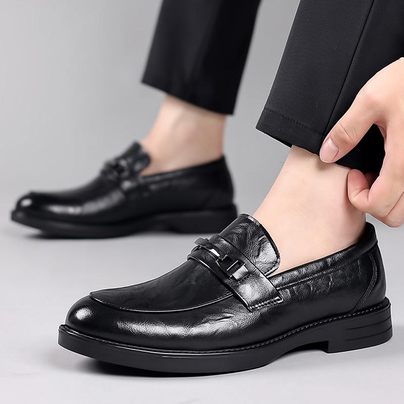 Fashion Men's Formal Loafers Classic Retro Design Style Leisure Business Outdoor Party Daily Office Adult Elegant Quality Leather Shoes