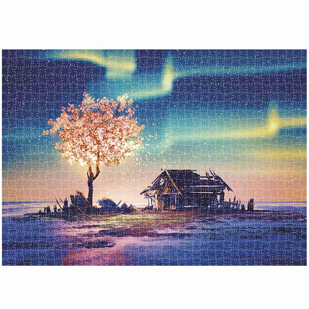 1 Set 1000 Pieces Adult High Difficulty Mini Jigsaw Puzzle Educational Stress Relief Toy Creative Gift