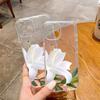 Lily Mobile Phone Case Is Suitable for Iphone12 Simple Small Fresh Transparent Case Apple 17promax All-inclusive Anti-drop.
