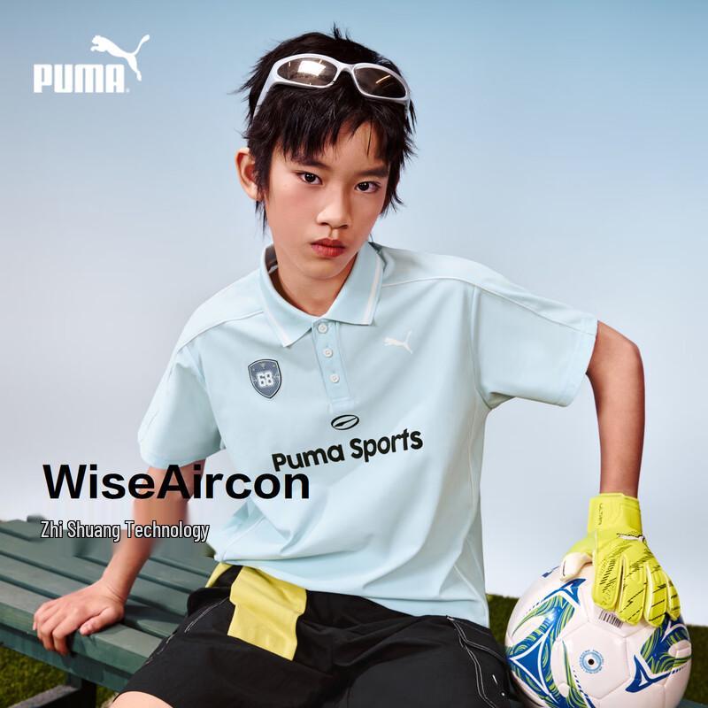 

Летняя футболка с коротким рукавом Puma для мальчиков 2026 140cm