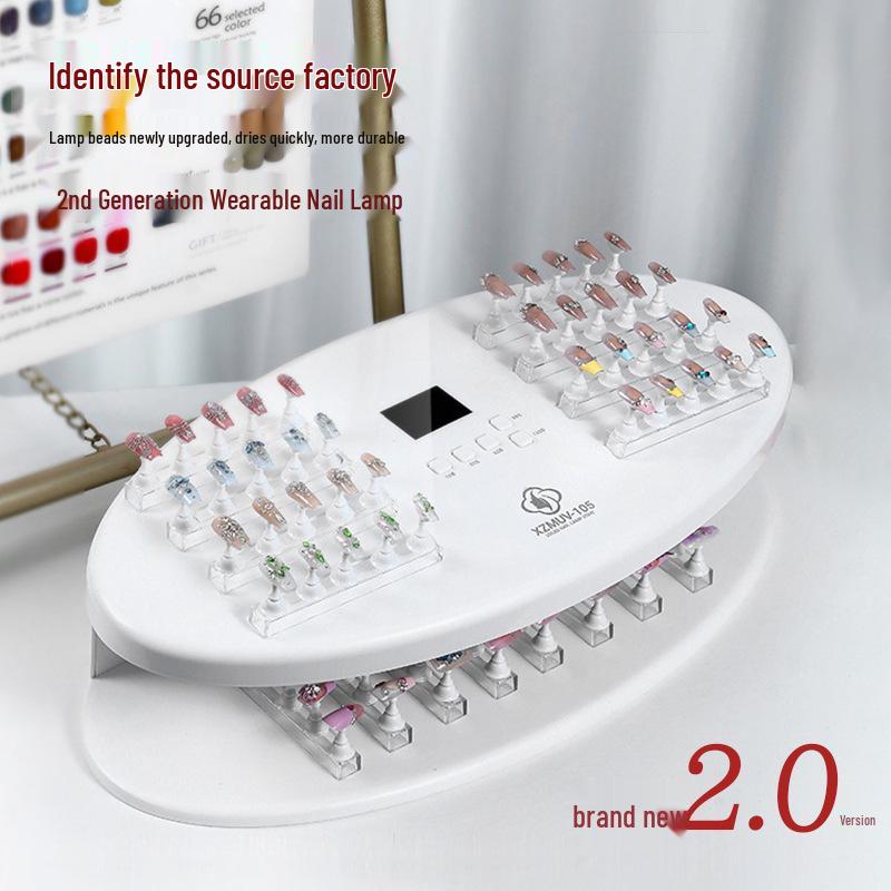 

XZMUV-105 Large Space 256W Quick-Drying Gel Curing Nail Lamp for Salons