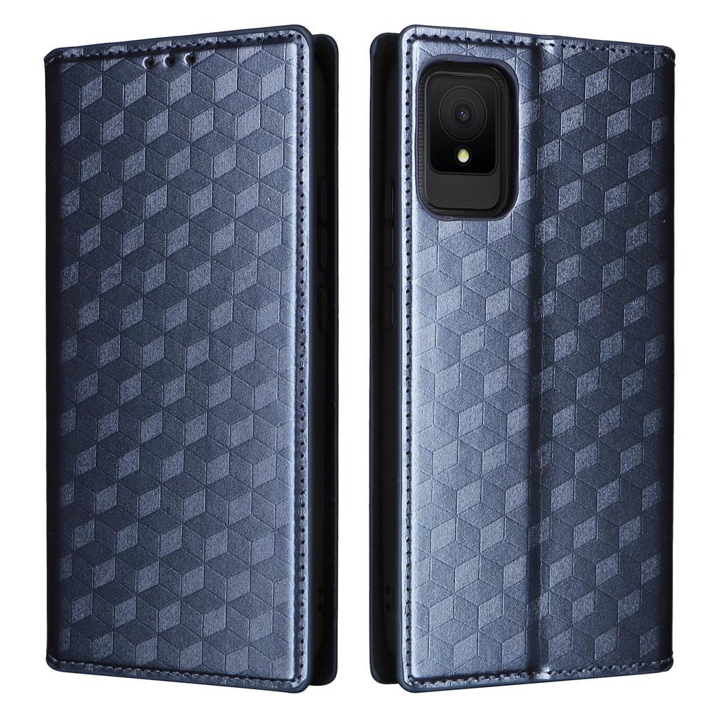 For TCL 502 Magnetic Case Leather Anti-scratch Flip Stand Phone Cover