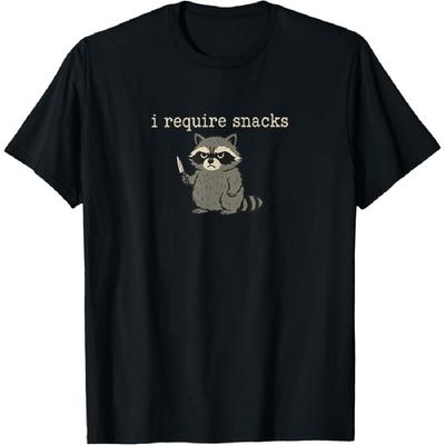 Lustiger Waschbär, ich brauche Snacks T-Shirt