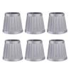6PCS Clip On Design Lamp Cover 4.3 inch Height Small Lamp Shades Unique Lampshade  Table Lamp