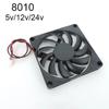 8cm 8010 DC 5V 12V 24V wentylator chłodzący bezszczotkowy do części drukarki 3D Reprap DC Cooler 80 x 80 x 10mm plastikowy wentylator 2pin